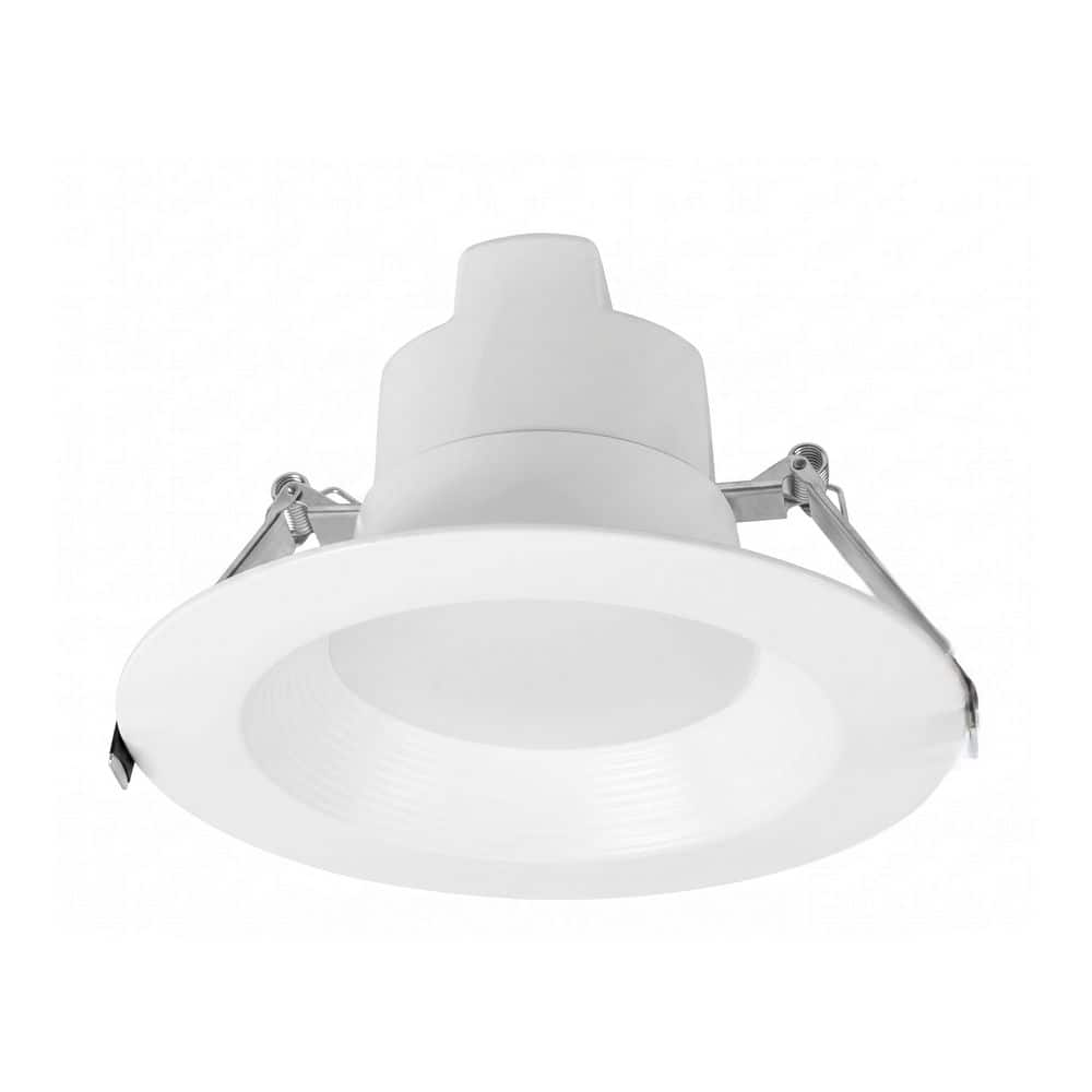 4 in. 700 Lumens Integrated LED White Commercial Recessed Downlight Selectable Wattage & 5CCT 120-277V, IC Rated 1 Pack price history on PriceWatchPro