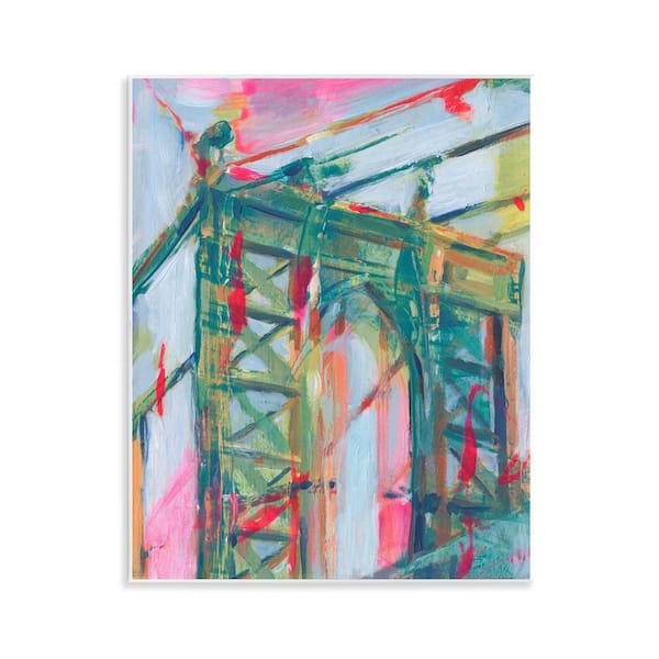 Stupell Industries Bridge Arch Abstraction by Ethan Harper Unframed Architecture Graphic Art Print 14 in. x 11 in.
