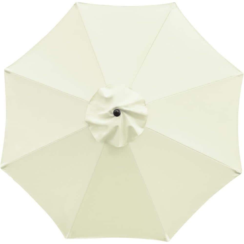 9 ft. 8-Ribs Polyester Replacement Canopy Market Umbrella Cover in Beige price history on PriceWatchPro
