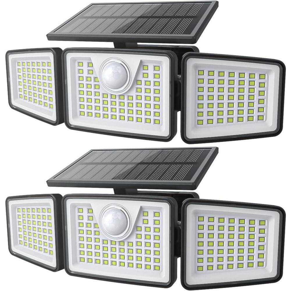 2500 Lumen LED Solar Motion Sensor Outdoor Street Area Light 3 Mode 270 ° Wide Angle IP65 Waterproof 2 Piece price history on PriceWatchPro