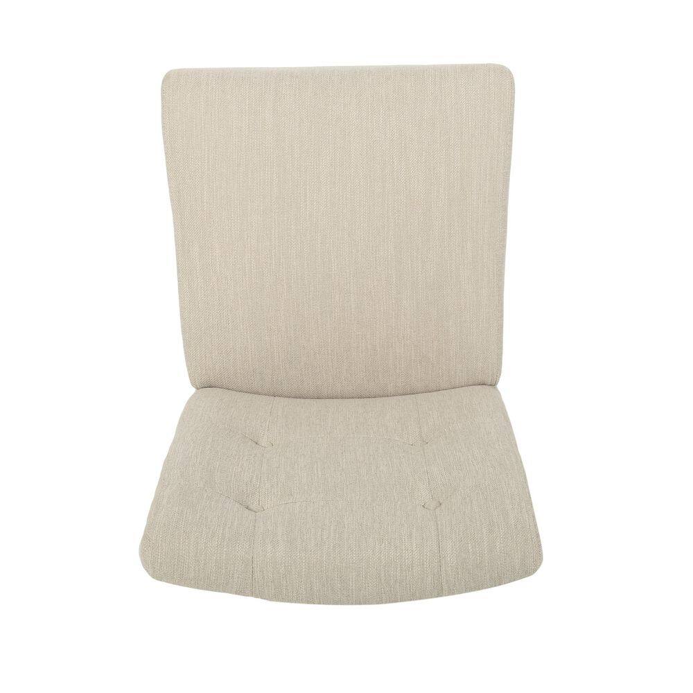 Beige and Weathered Brown High Back Counter Stools Set