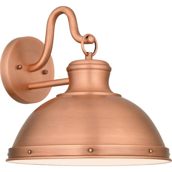 Quoizel Jameson 4-Light Aged Copper Outdoor Wall Lantern Sconce