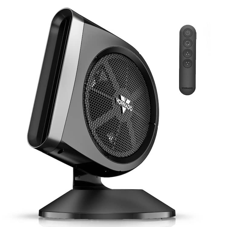 Vornado Strata 8T 7 in. 10 Speed Tower Fan in Black with Oscillation, Remote Control, Touch Controls