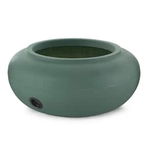21 Inch Garden Hose Holder Pot for 75 to 100 Ft Hoses, Green