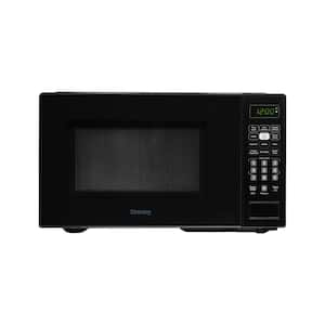 17.32 in. 0.7 cu. ft. Countertop Microwave in Black with Auto Cook, Express Cook, Child Safety Lock