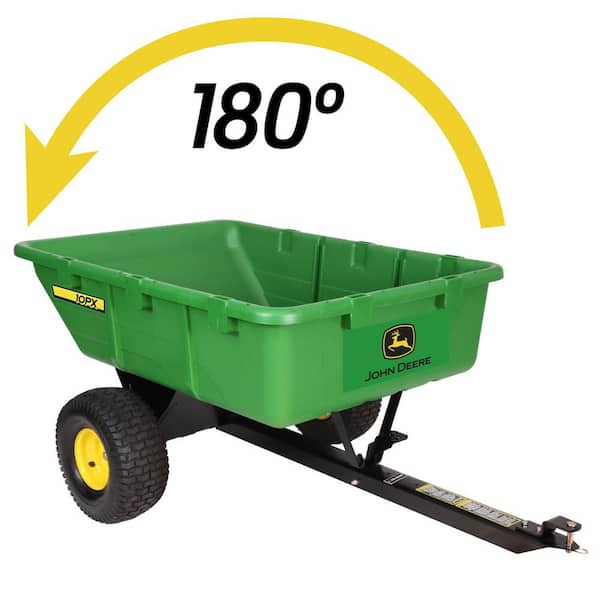 John Deere 650 lbs. 10 cu. ft. Poly Cart with 180° Full Dump