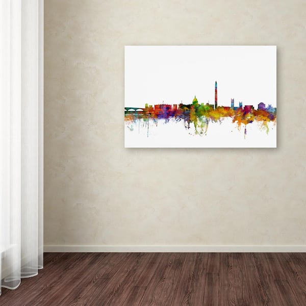 Trademark Fine Art Washington DC Skyline II by Michael Tompsett