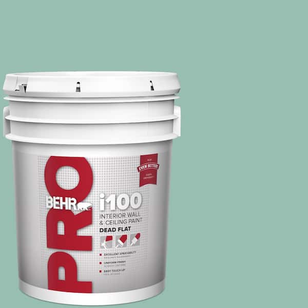 5 gal. #PPU12-07 Spring Stream Dead Flat Interior Paint