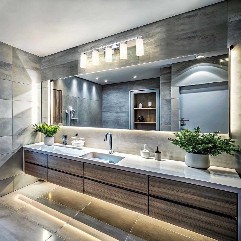 Danica 38.75 in. 5 Light Chrome Vanity Light with White Glass Shade price history on PriceWatchPro