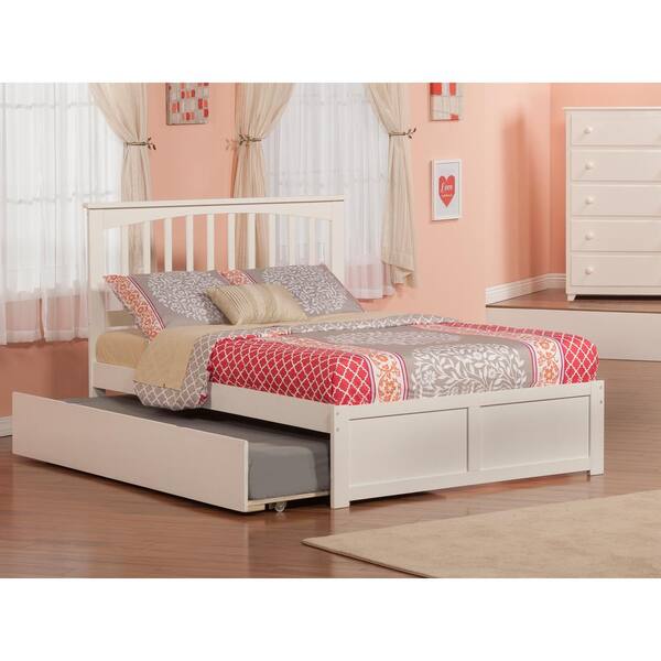 full platform trundle bed