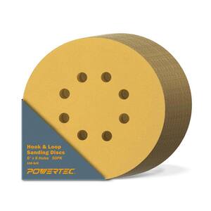 Gator 5 in. 8-Hole Hook and Loop Sanding Disc 60 Grit 50 pack