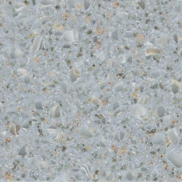 2 in. Solid Surface Countertop Sample in Merea