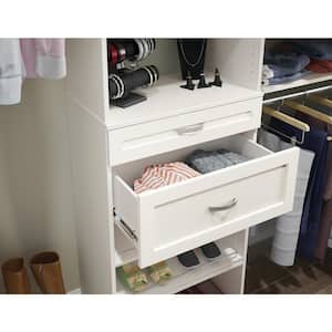 Style+ 10 in. H x 25 in. W White Shaker Drawer Kit for 25 in. W Style+ Tower