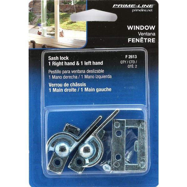 Prime-Line Zinc Cast Metal Left and Right Sliding Cam Window Lock