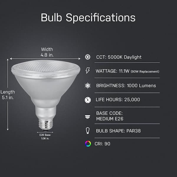 12pk E26 100W Equivalent Dimmable Recessed LED Flood Lights 5000K Daylight newest