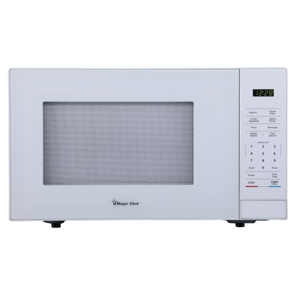 Photo 1 of 1.1 cu. ft. Countertop Microwave in White
**MISSING MIDDLE GLASS PLATE**