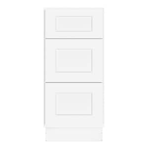 Rockport 15 in. W x 21 in. D x 34.5 in. H Ready to Assemble Bath Vanity Cabinet without Top in Shaker White