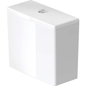 ME by Starck 1.6/0.8 GPF Dual Flush Toilet Tank Only in White