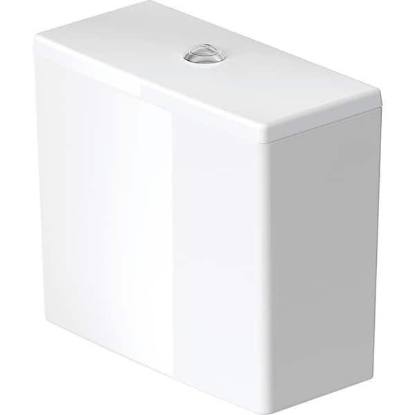 Duravit ME by Starck 1.6/0.8 GPF Dual Flush Toilet Tank Only in White