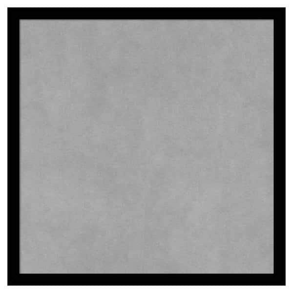Amanti Art Black Gallery Deep 17 in. x 17 in. Framed Magnetic Board
