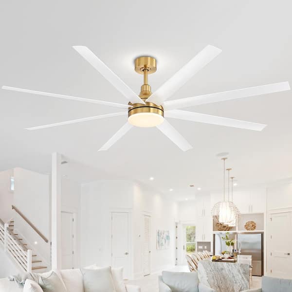 Breezary Archer 72 in. Integrated LED Indoor White-Blade