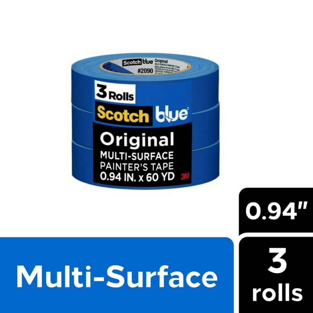 ScotchBlue 0.94 In. x 60 Yds. Original Multi-Surface Painters Tape (3 Roll