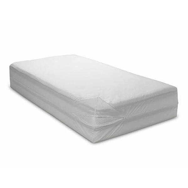 BedCare Economy 12 in. Deep Polypropylene Protector Zippered Full Mattress Cover