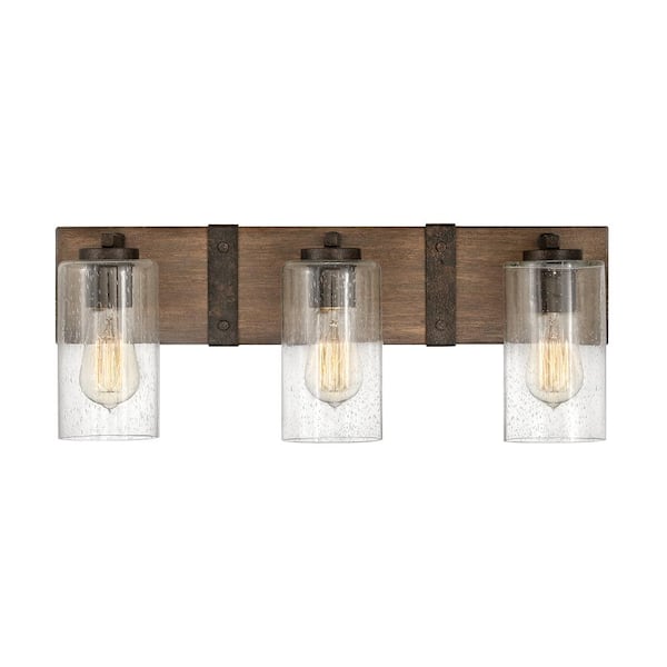 HINKLEY Sawyer 22.0 in. 3-Light Sequoia Vanity Light