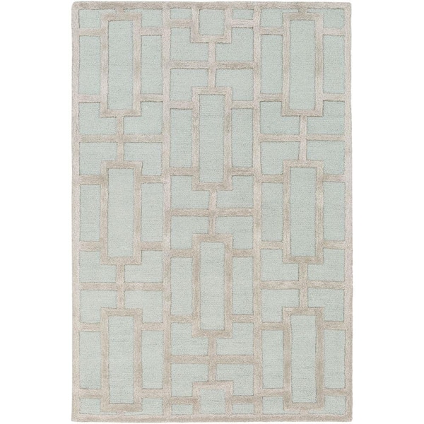 Livabliss Arise Addison Powder Blue 5 ft. x 8 ft. Indoor Area Rug