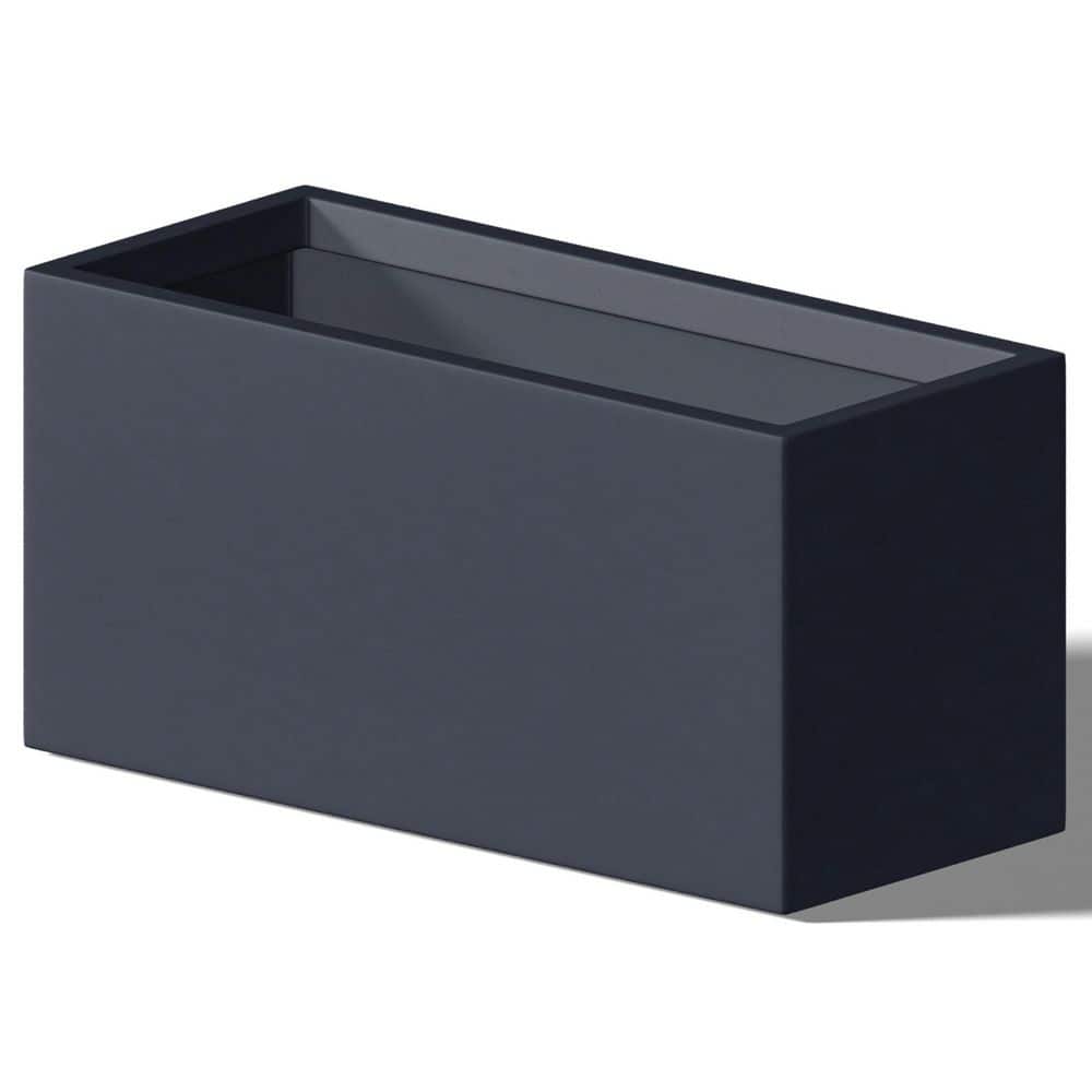 24 in. Large Granite Gray(Enhanced Interior) Concrete Rectangular Planter / Pot with Drainage Holes price history on PriceWatchPro