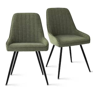 Boston Green Upholstered Side Chair(Set of 2)