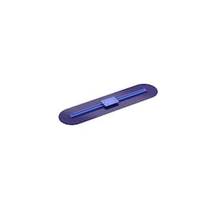 36 in. x 9 in. Lil Blue Round End Bull Trowel