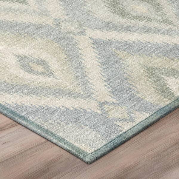 Chantille Machine Washable Indoor/Outdoor Abstract ACN3072 Gray 2 ft. x 7 ft. Runner Rug