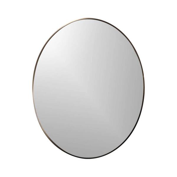 Undbranded Infintiy Oval Metal framed Mirror, Gold 24 in. x 30 in.