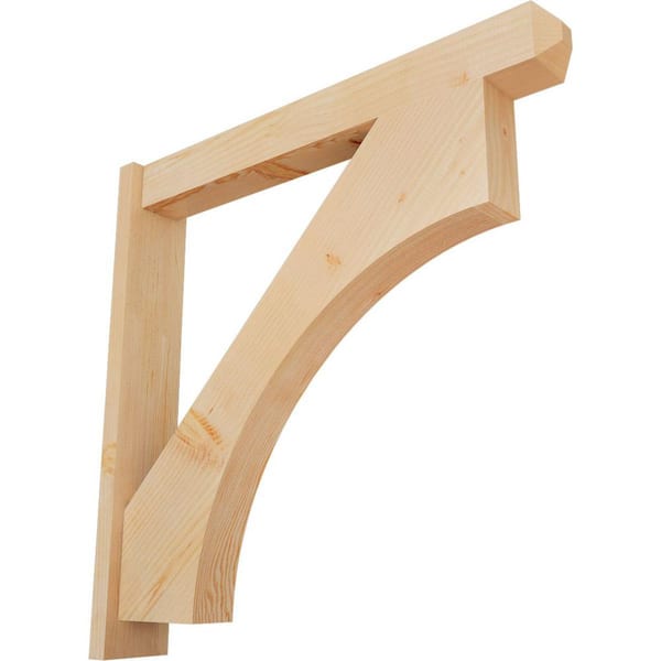 Ekena Millwork 6 in. x 36 in. x 36 in. Westlake Craftsman Smooth Douglas Fir Outlooker