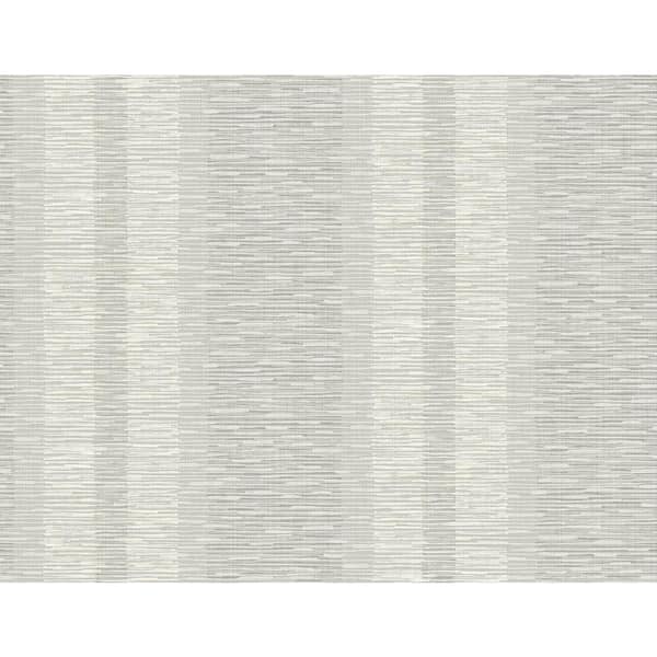 A-Street Prints Pezula Bone Texture Stripe Bone Wallpaper Sample