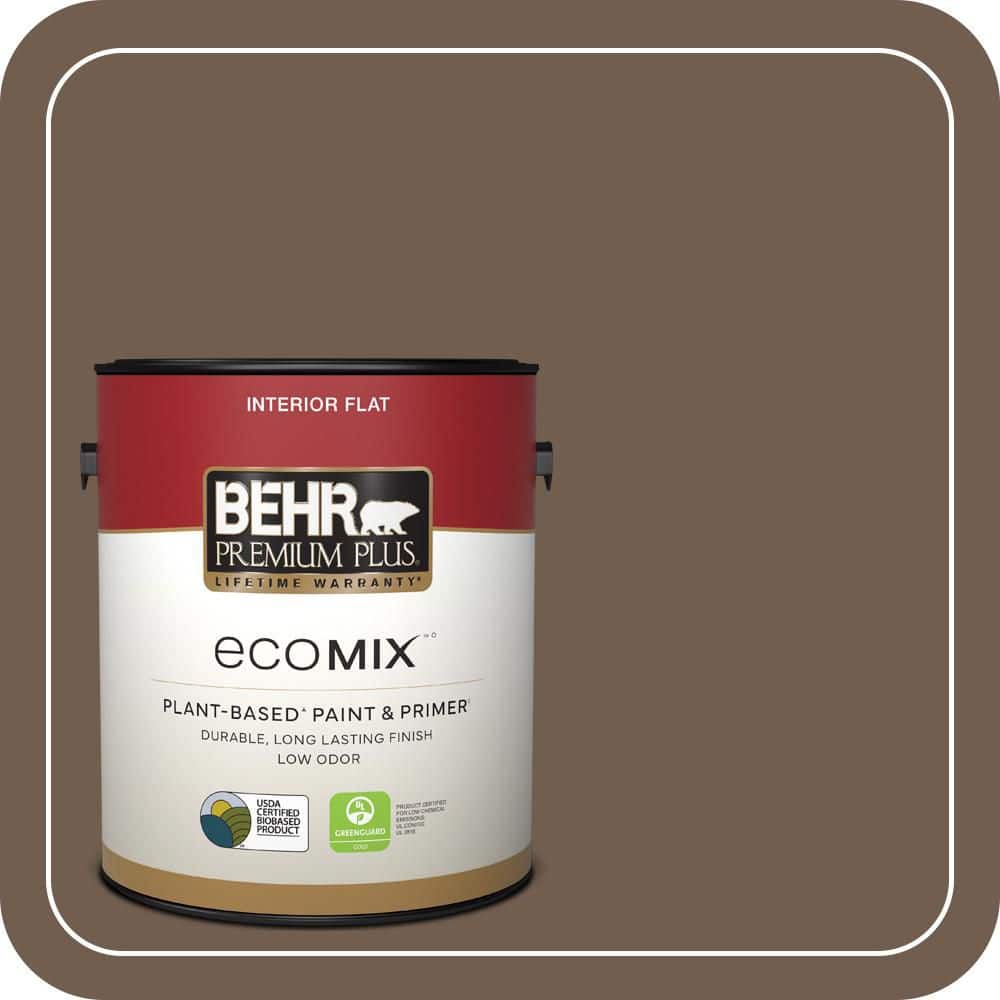 1 gal. #PPF-52 Rich Brown Flat EcoMix Plant-Based Interior Paint & Primer price history on PriceWatchPro