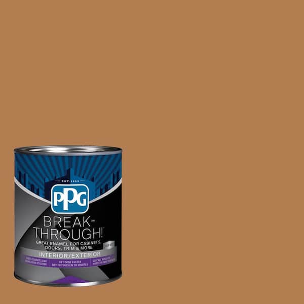 Break-Through! 1 qt. PPG1082-6 Cowboy Hat Semi-Gloss Door, Trim & Cabinet Paint