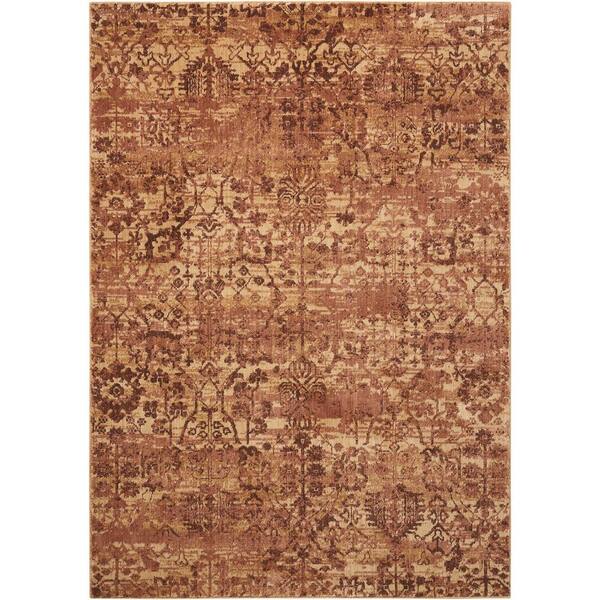 Nourison Somerset Latte 4 ft. x 6 ft. All-over design Contemporary Area Rug