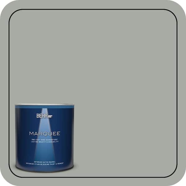 BEHR MARQUEE 1 qt. #PPU25-15 Flipper Satin Enamel Interior Paint & Primer