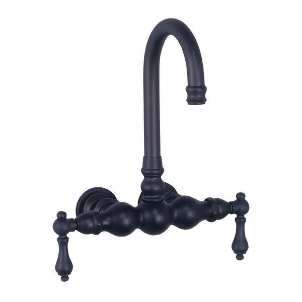 Elizabethan Classics TW57 2-Handle Claw Foot Tub Faucet without Handshower in Oil Rubbed Bronze