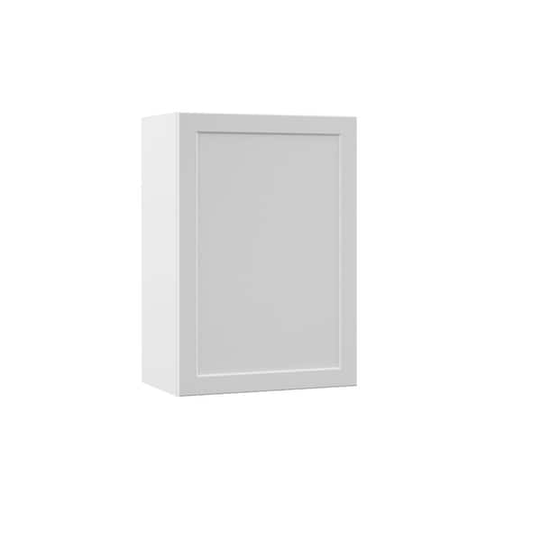 Hampton Bay Designer Series Melvern Assembled 21x30x12 in. Wall Kitchen Cabinet in White