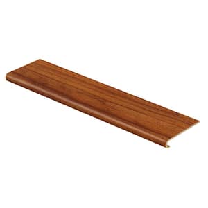 Red Cherry/Warm Cherry 47 in. Long x 12-1/8 in. Deep x 1-11/16 in. Height Vinyl Overlay to Cover Stairs 1 in. Thick