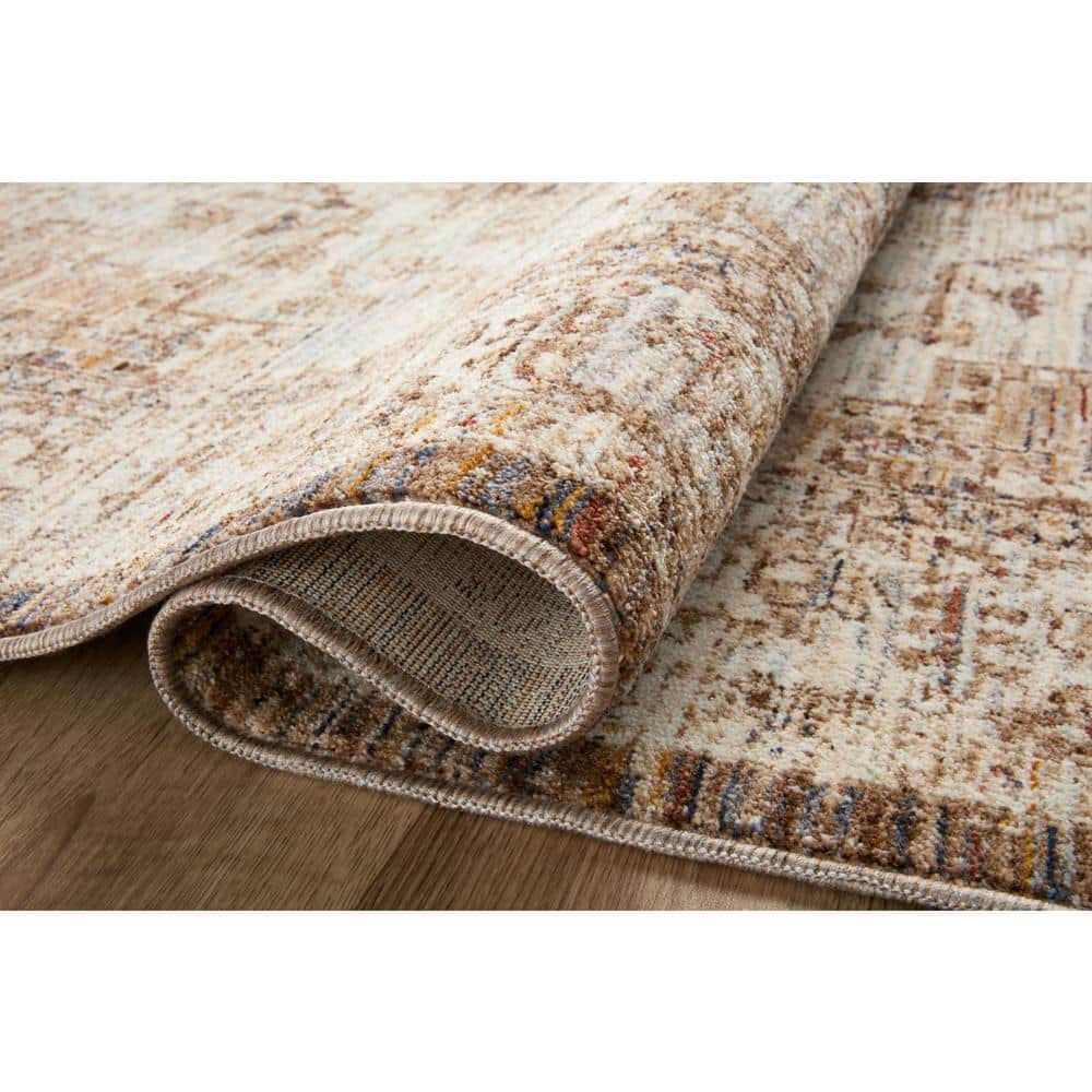 Ivory Vintage Oriental 2'7" x 8' Wool-Synthetic Blend Runner Rug