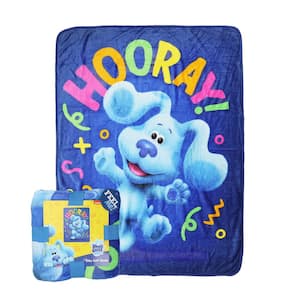 Blues Clues Hooray Blue Silk Touch Multi-Colored Throw Blanket