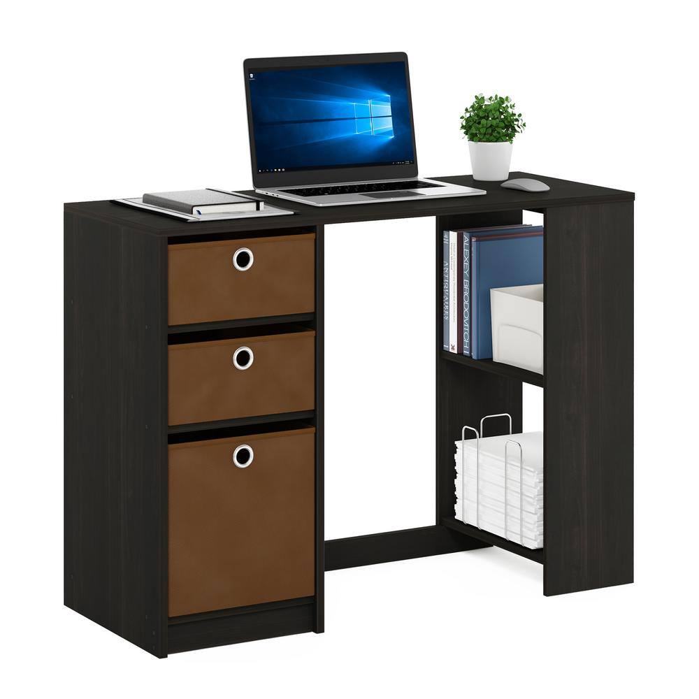Espresso 30'' Modern Study Desk with Storage Drawer
