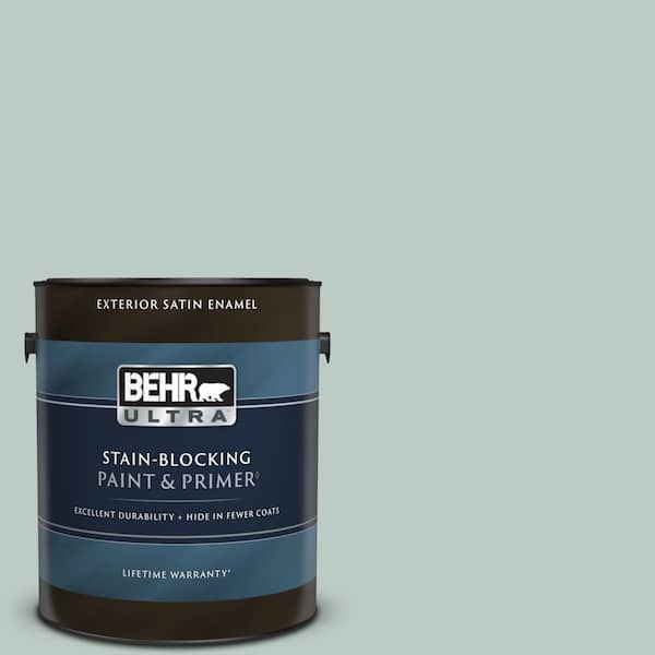 BEHR ULTRA 1 gal. Home Decorators Collection #HDC-CL-23 Soothing Spring Satin Enamel Exterior Paint & Primer