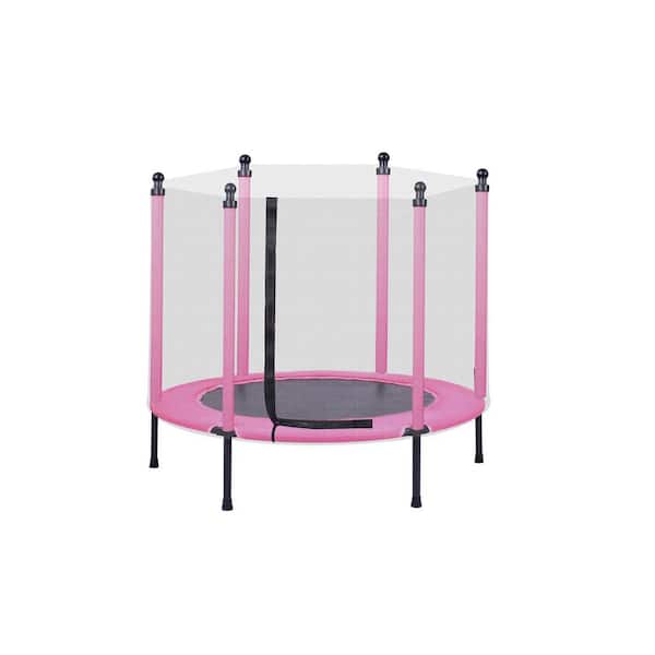 Wateday 48 in. Outdoor Round Trampoline with Safety Enclosure Net
