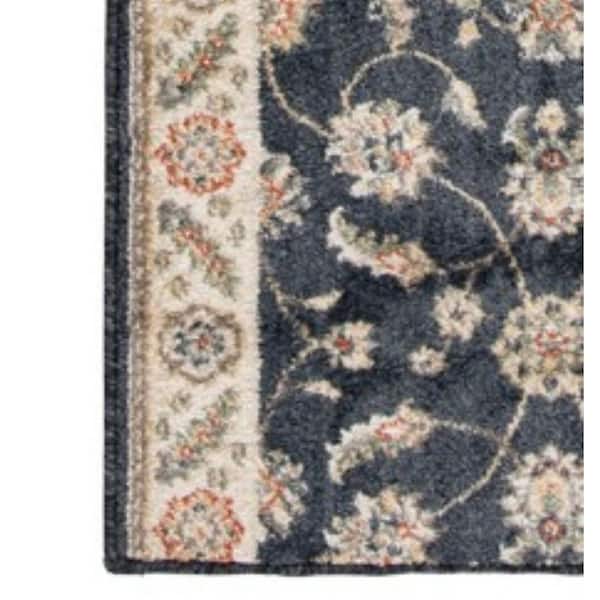 Kazmir Navy 26 in. W x 600 in. L Stair Runner (108.33 sq. ft.)
