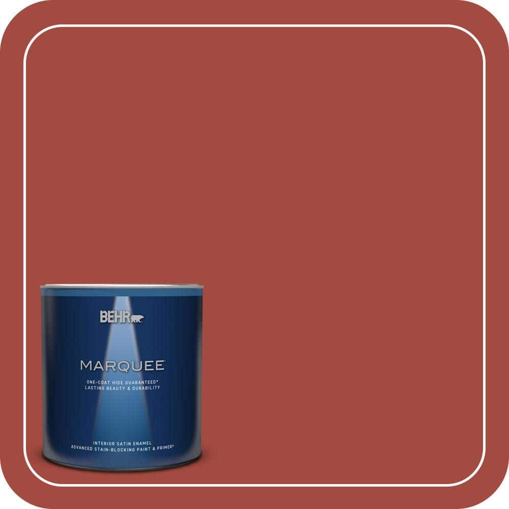 1 qt. #170D-7 Farmhouse Red Satin Enamel Interior Paint & Primer price history on PriceWatchPro